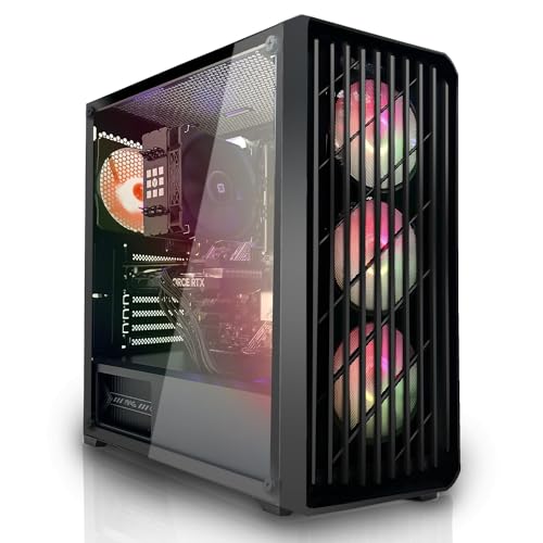 SYSTEMTREFF Basic Gaming PC AMD Ryzen 5 5500 6x4.2GHz | Nvidia GeForce RTX 3060 8 GB DX12 | 1TB M.2 NVMe | 16GB DDR4 RAM | WLAN Desktop Computer Rechner für Gamer, Zocker & Streamer