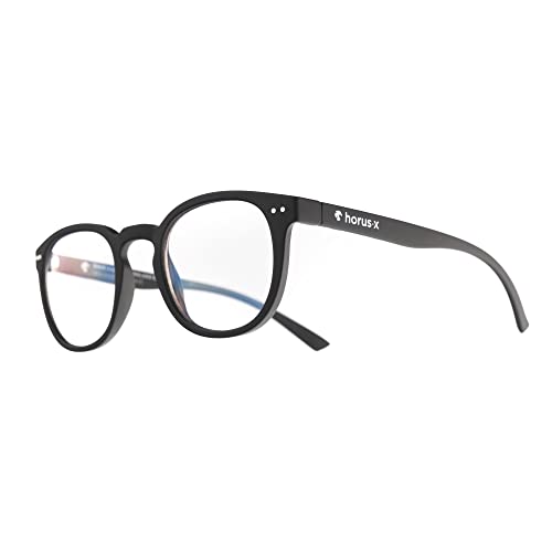 Horus X • URBAN Blaulichtfilter Brille - Blaufilter & UV-Schutzbrille (Tablet PC Bildschirme Smartphones) - Computerbrille - Herren und Damen (Unisex) | Clear