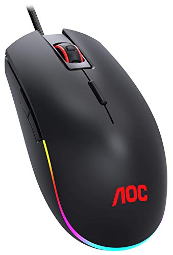 AOC GM500 Gaming Maus - 5.000 DPI - Omron switches - Einstellbare RGB-Effekte