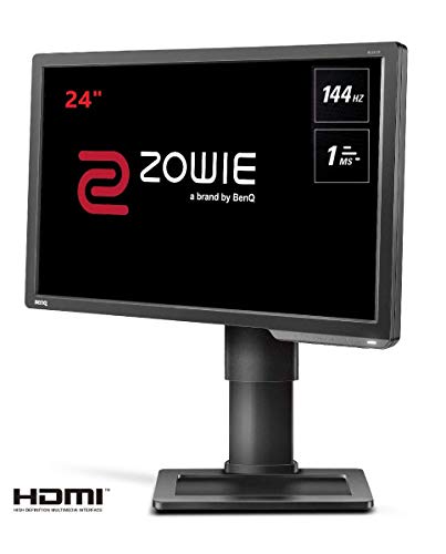 BenQ ZOWIE XL2411P 24 Zoll 144Hz Esports Gaming Monitor (1ms Reaktionszeit, Höhenverstellbar, Black eQualizer, Display Port) für PC-Spieler
