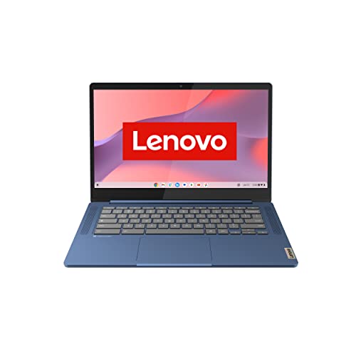 Lenovo Chromebook IdeaPad Slim 3 | 14" Full HD Display | MediaTek Kompanio 520 | 4GB RAM | 128GB SSD | ARM Mali-G52 Grafik | Chrome OS | QWERTZ | blau | 3 Monate Premium Care