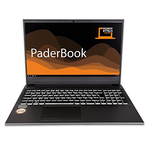PaderBook Basic i55 <> 15,6" FHD <> Core i5 1235U <> RAM: 32GB <> SSD: 2000GB <> beleuchtete RGB Tastatur <> DVD-Brenner <> Windows 11 Pro <> Office 2021 Professional