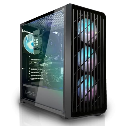 SYSTEMTREFF Basic Gaming PC AMD Ryzen 5 5600 6x4.4GHz | AMD Radeon RX 6600 DX12 | 512GB M.2 NVMe | 16GB DDR4 RAM | WLAN Desktop Computer Rechner für Gamer, Zocker & Streamer