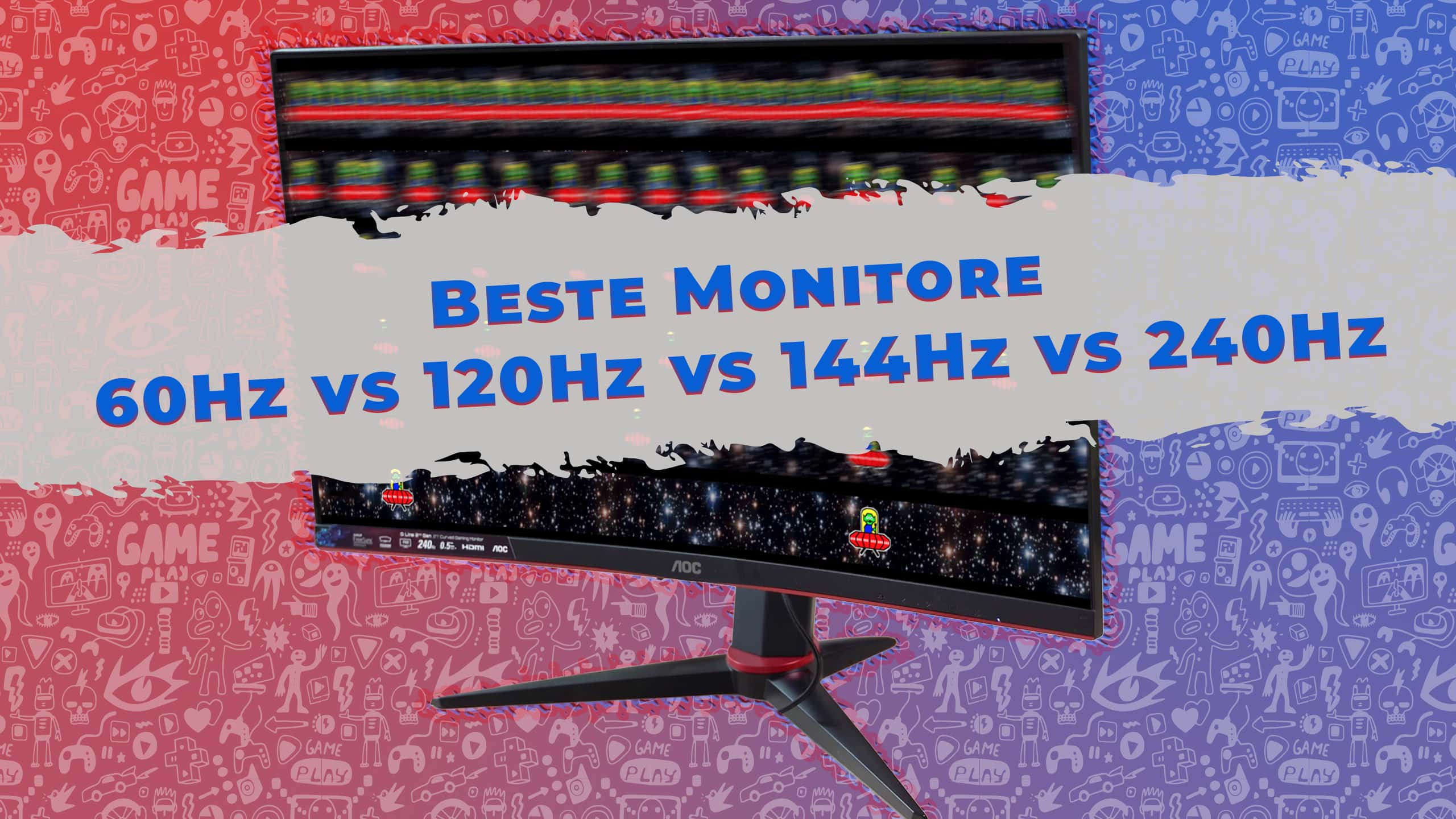 Beste Monitore mit Bildwiederholfrequenz: 60Hz vs 120Hz vs 144Hz vs 240Hz