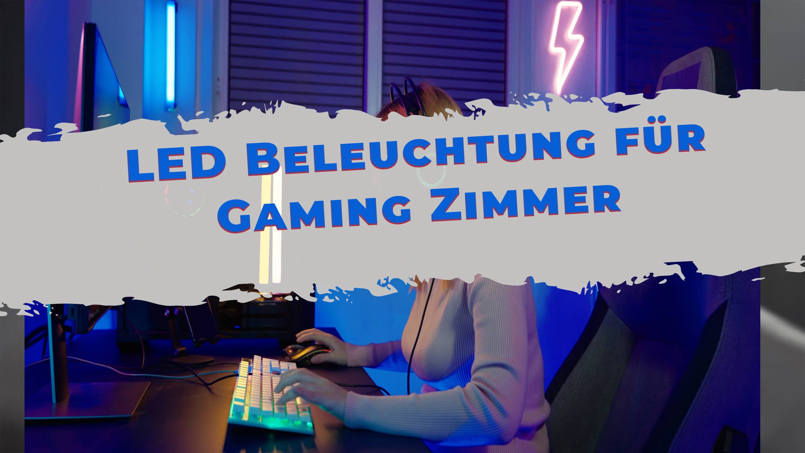 led beleuchtung gaming zimmer